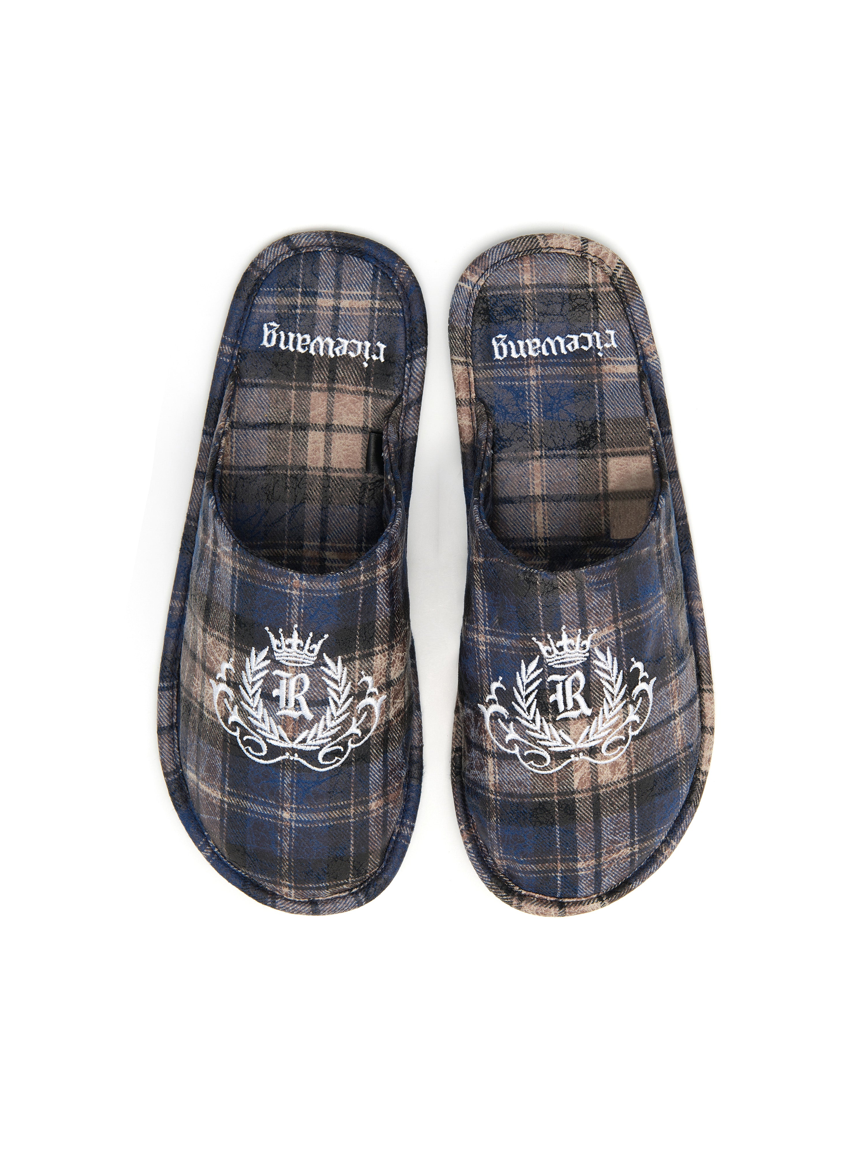Patch Embroidered Hotel Slippers