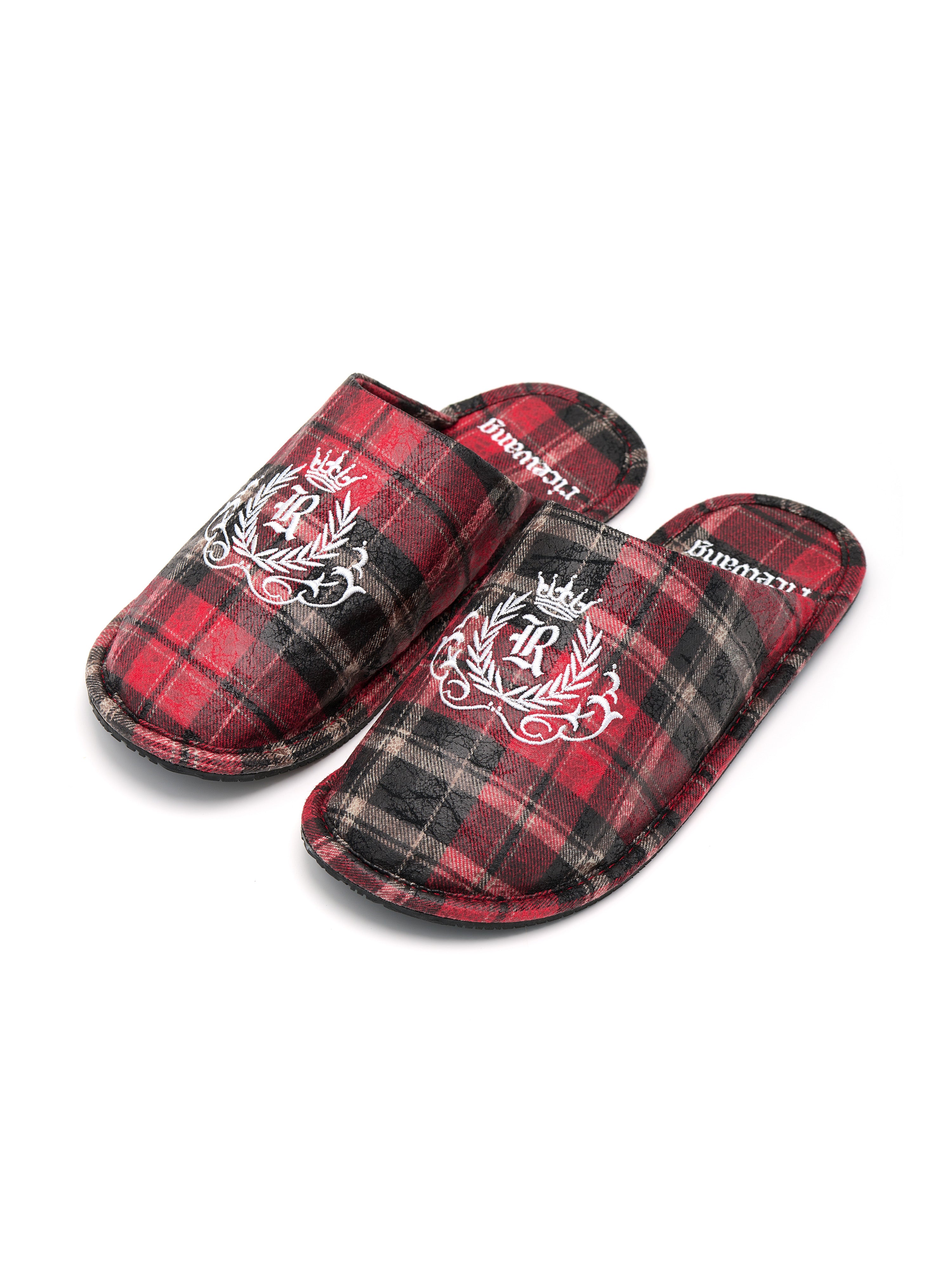Patch Embroidered Hotel Slippers