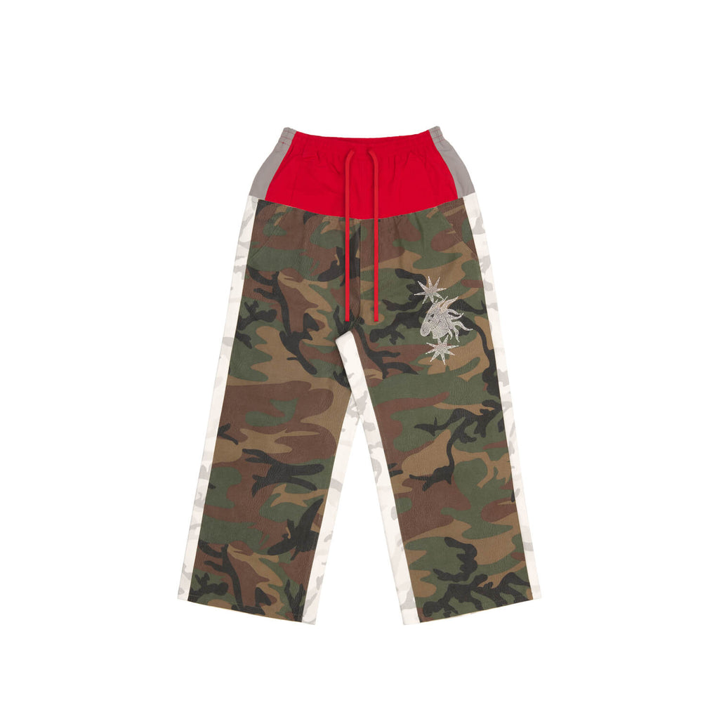 DUAL WAIST CAMO PANTS